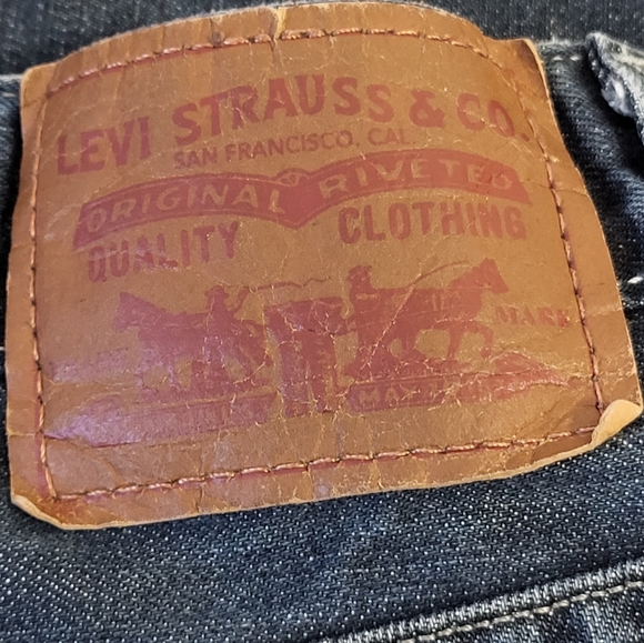Levi's The Original Jeans Blue Denim Loose Straight 569 W40 L32 - Picture 4 of 13